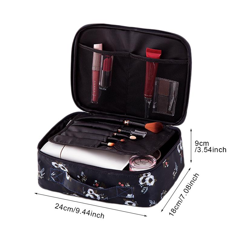 Travel Girl Makeup Box Cosmetic Bags Women's Trip Wash Toiletry Lipstick Eyelash Brush Pouch Case Accessories Supplies Product