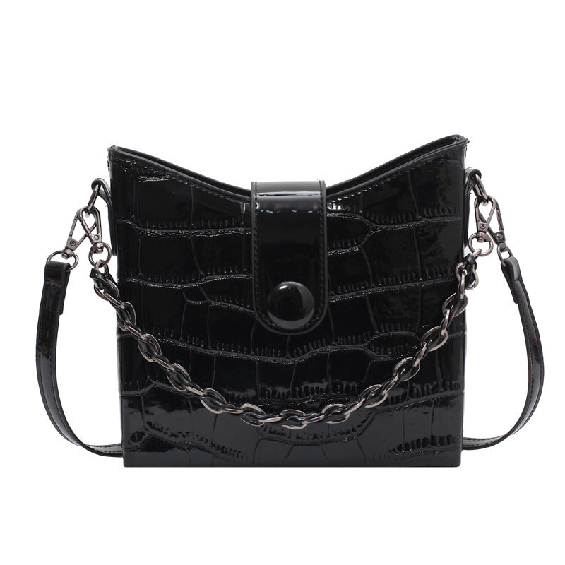 PU Bag Casual Dumpling Bag Light Portable Messenger Bag