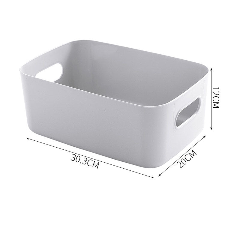 Plastic Storage Basket Bathroom Bathroom Cosmetics Storage Basket Kitchen Desktop Sundries Snack Storage Box