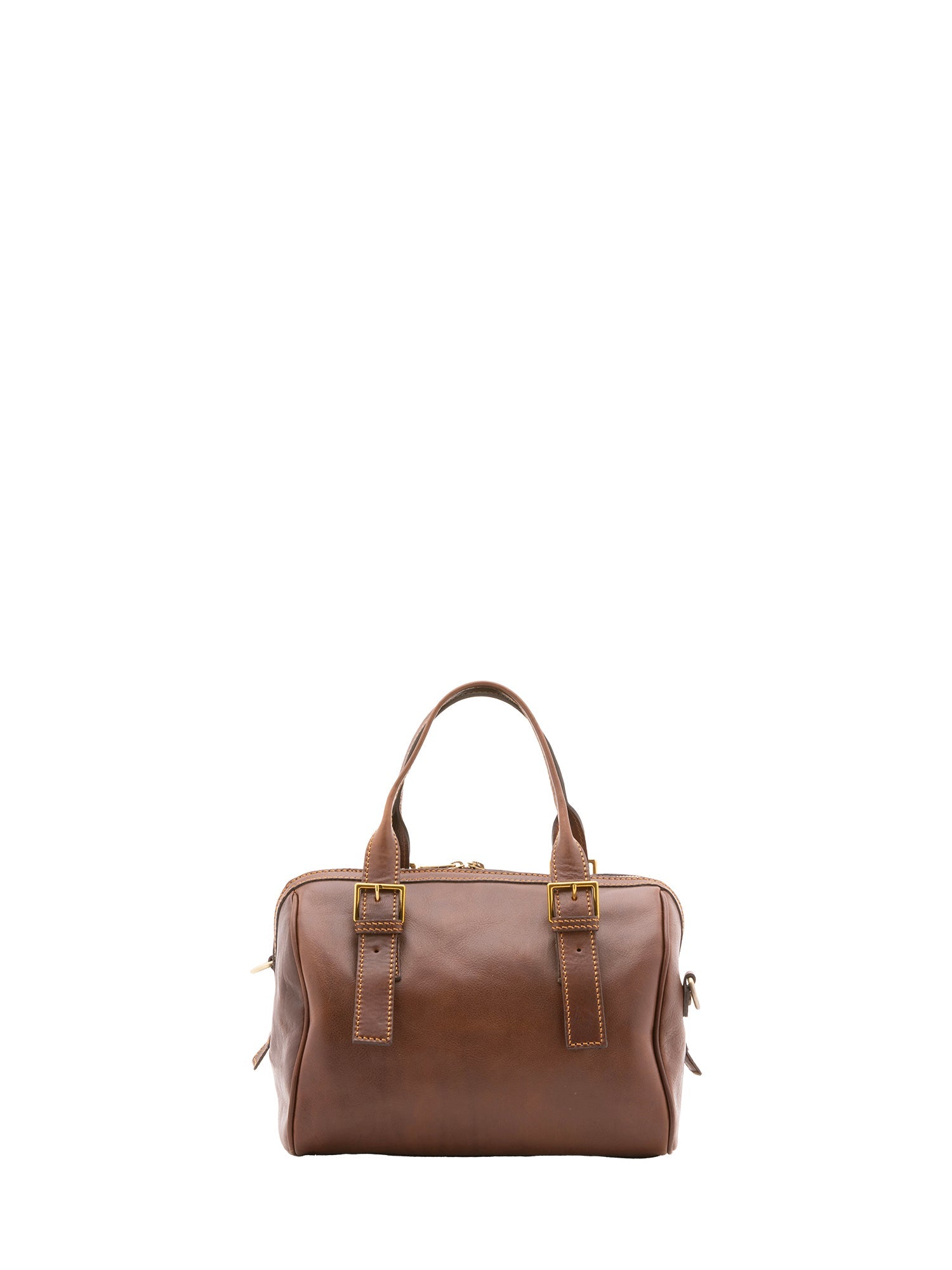 Borsa a bauletto unisex In Vera pelle Made in Italy 29x27x13 cm-0
