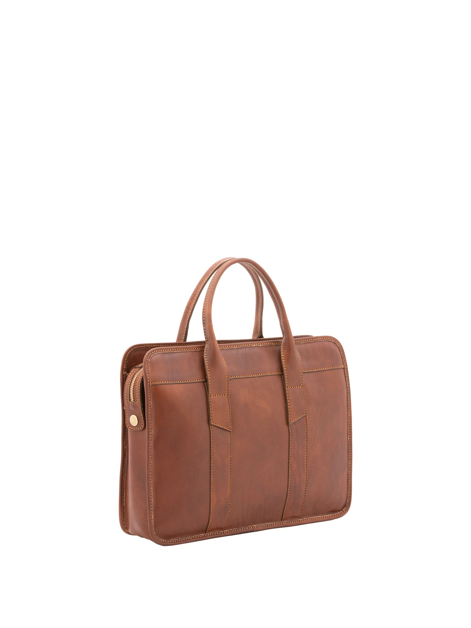 Borsa a mano unisex In Vera pelle Made in Italy 40x30x8 cm-1