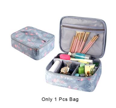 Travel Girl Makeup Box Cosmetic Bags Women's Trip Wash Toiletry Lipstick Eyelash Brush Pouch Case Accessories Supplies Product
