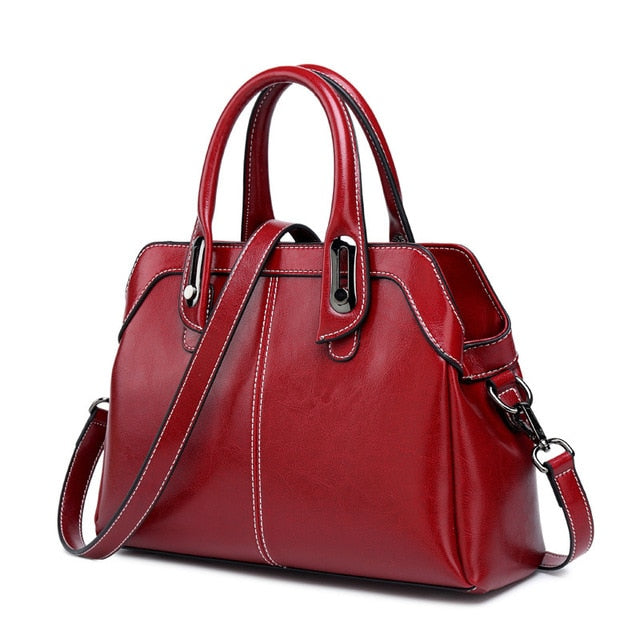 Borsa Vintage Donna in Vera Pelle Elegante a Tracolla
