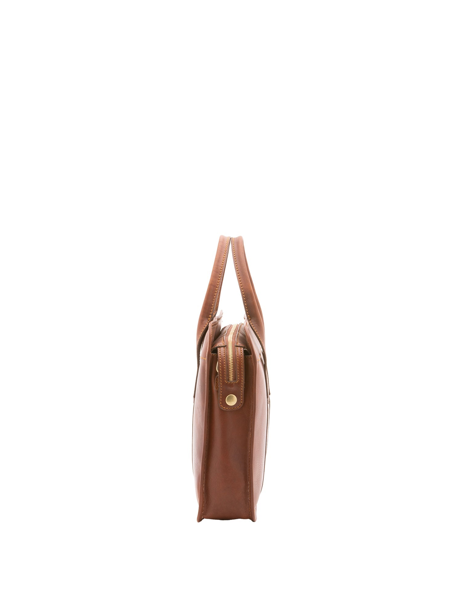 Borsa a mano unisex In Vera pelle Made in Italy 40x30x8 cm-2