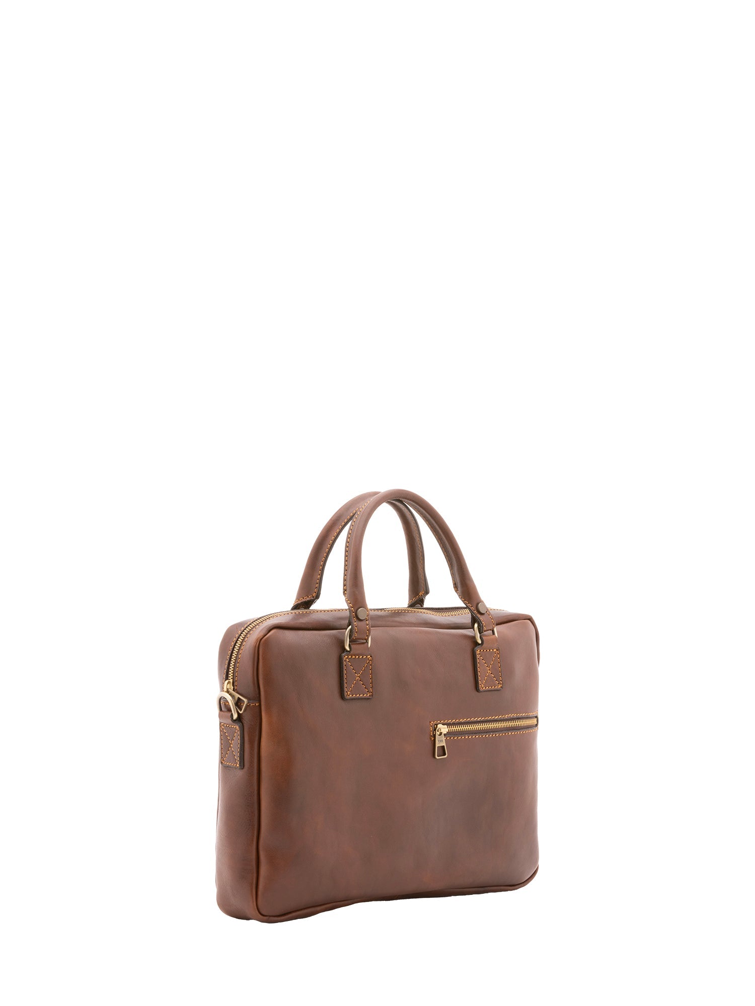 Borsa a mano unisex In Vera pelle Made in Italy 38x28x7 cm-1