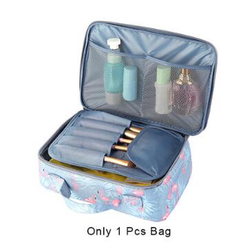 Travel Girl Makeup Box Cosmetic Bags Women's Trip Wash Toiletry Lipstick Eyelash Brush Pouch Case Accessories Supplies Product