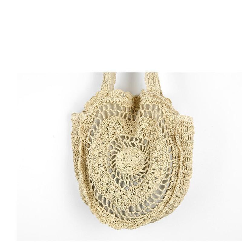 Borsa Paglia Boho Vintage Rattan Intrecciata