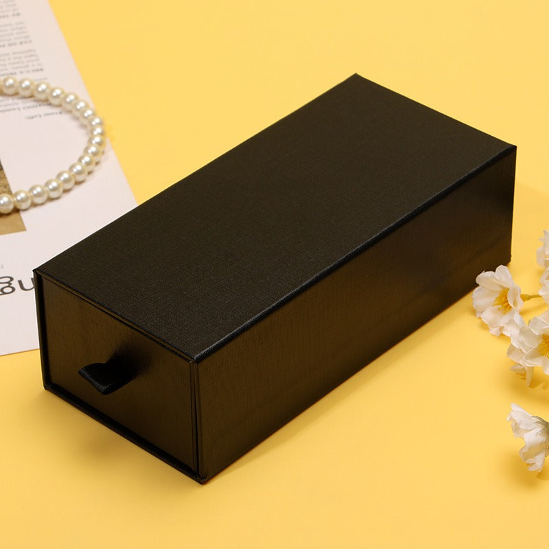 Drawer type glasses case