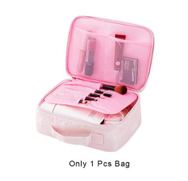Travel Girl Makeup Box Cosmetic Bags Women's Trip Wash Toiletry Lipstick Eyelash Brush Pouch Case Accessories Supplies Product