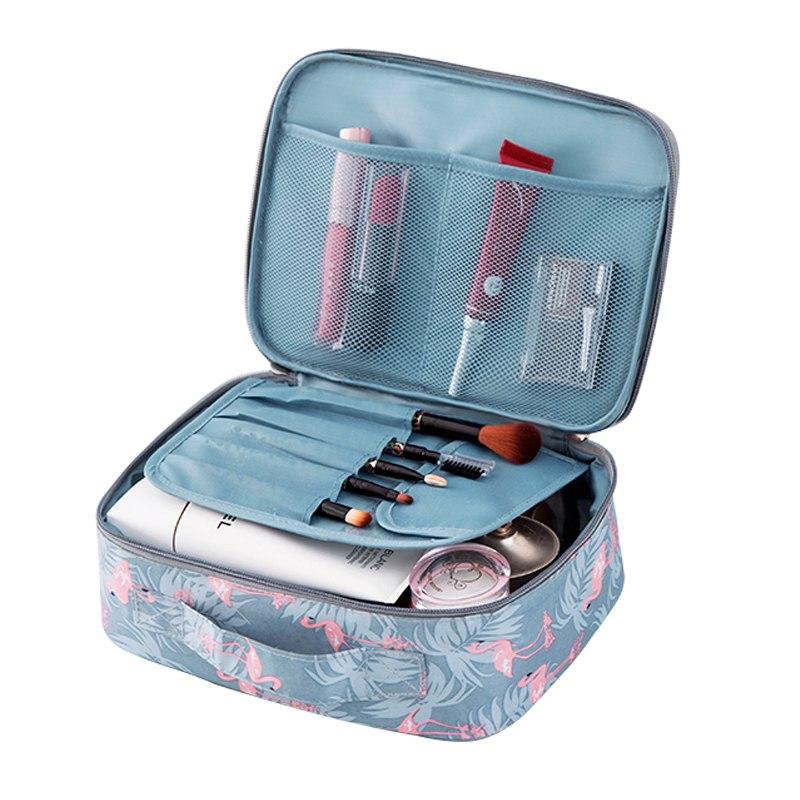 Travel Girl Makeup Box Cosmetic Bags Women's Trip Wash Toiletry Lipstick Eyelash Brush Pouch Case Accessories Supplies Product