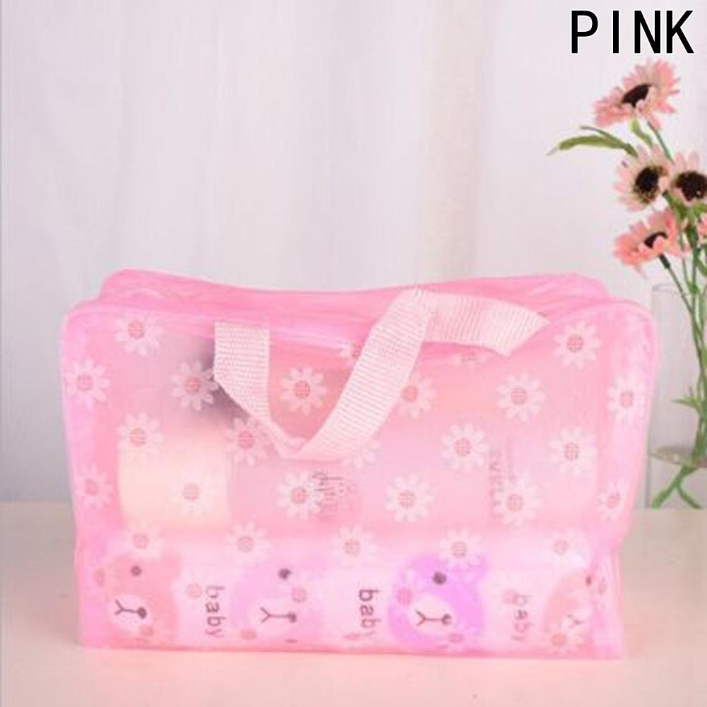 Fashion Waterproof PVC Makeup Cosmetics Bag Clear Transparent Travel Storage Box Girls Women Make up Pouch