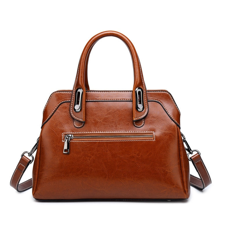 Borsa Vintage Donna in Vera Pelle Elegante a Tracolla