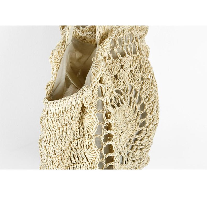 Borsa Paglia Boho Vintage Rattan Intrecciata