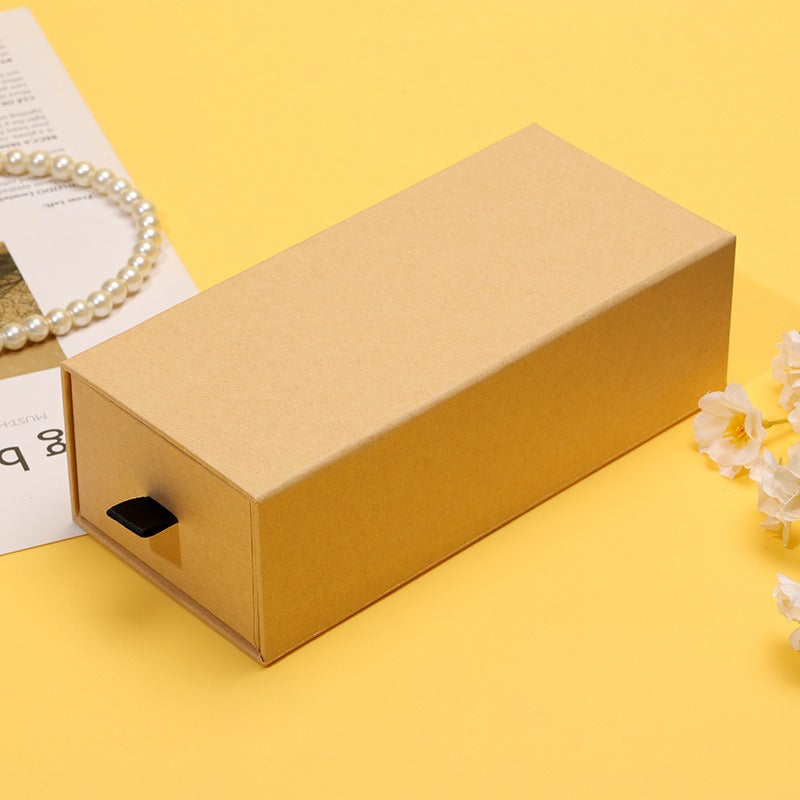 Drawer type glasses case