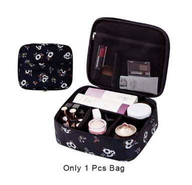 Travel Girl Makeup Box Cosmetic Bags Women's Trip Wash Toiletry Lipstick Eyelash Brush Pouch Case Accessories Supplies Product
