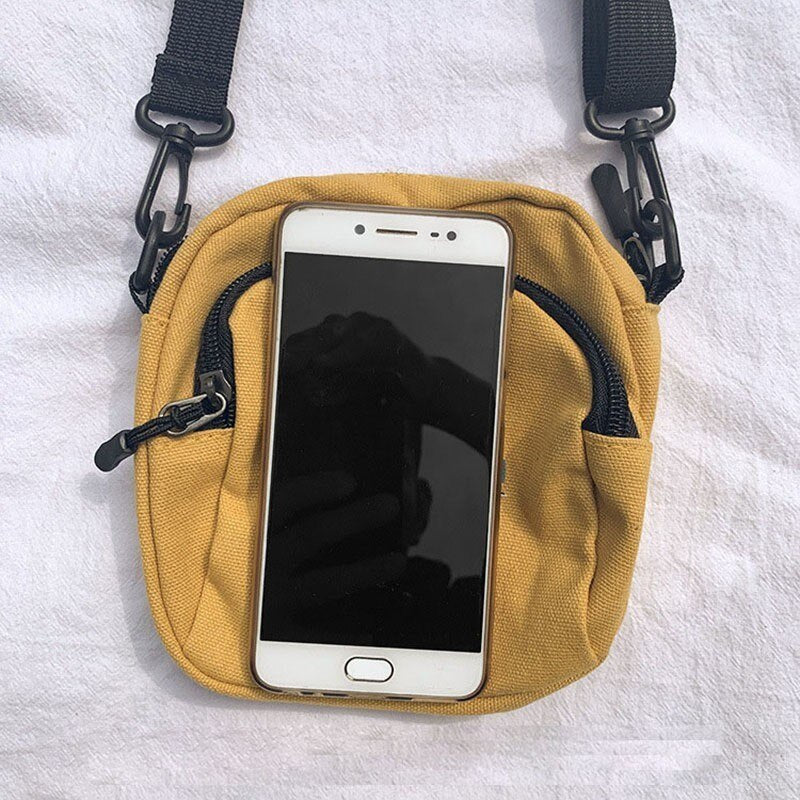 Borsa Mini Canvas Donna Crossbody Tessuto