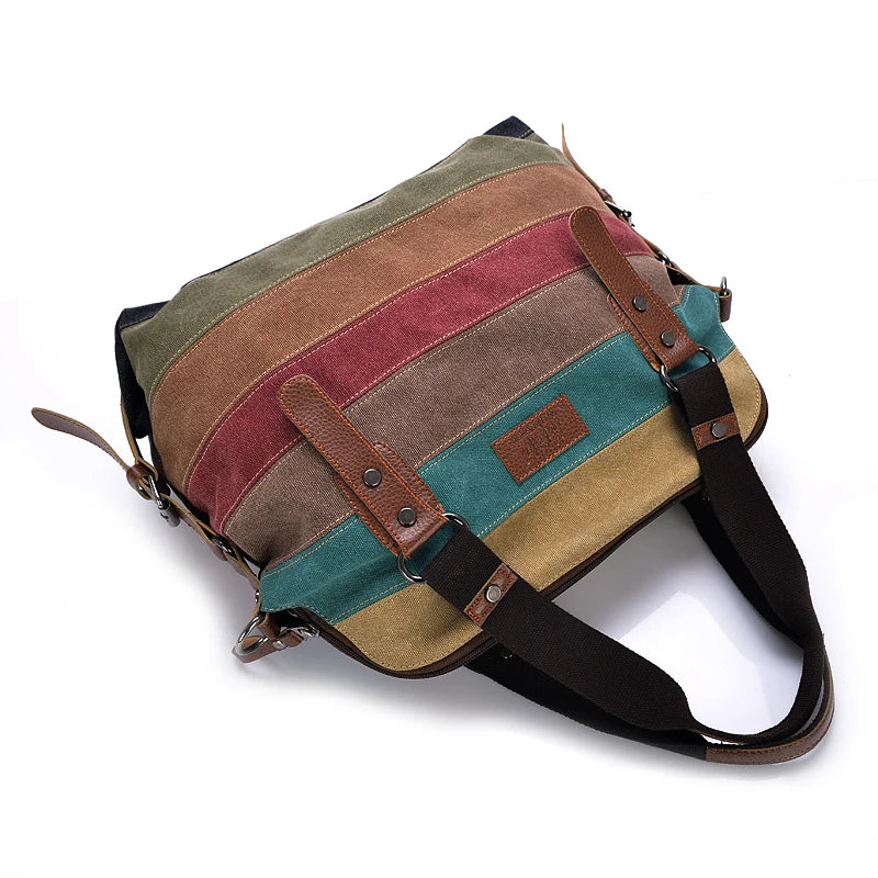 Borsa Donna Patchwork: Eleganza Casual a Tracolla
