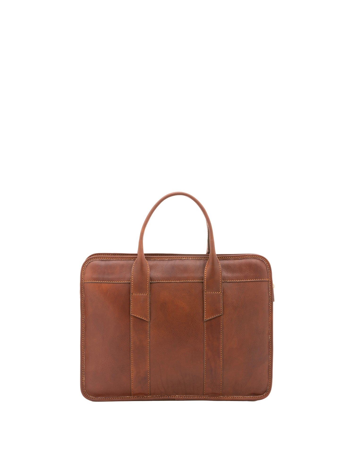 Borsa a mano unisex In Vera pelle Made in Italy 40x30x8 cm-0