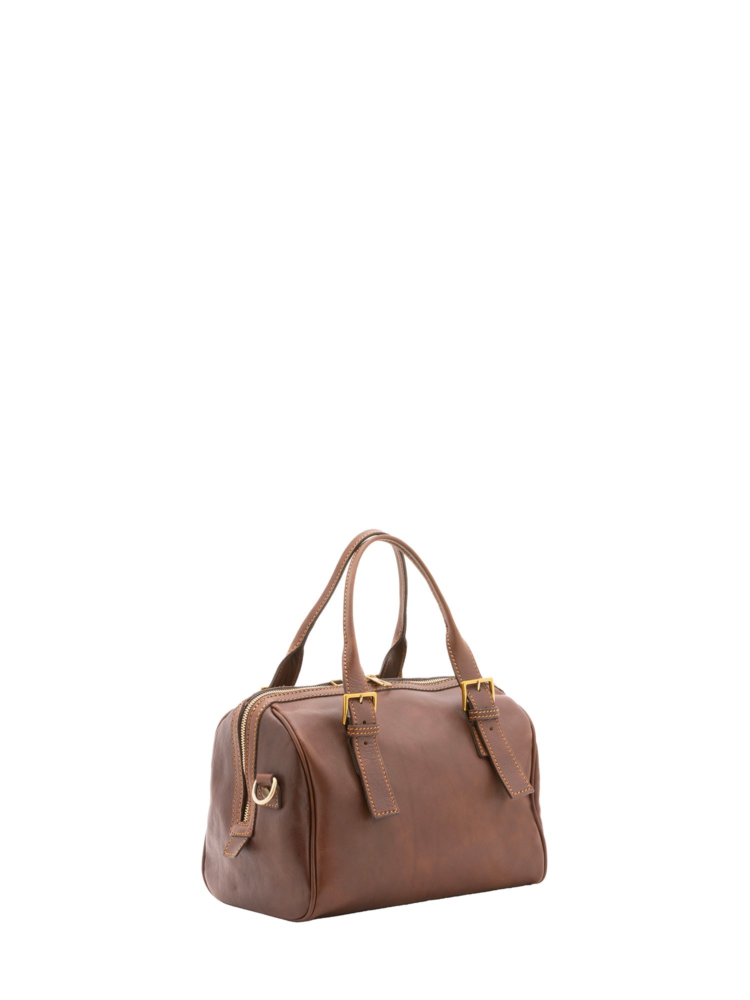 Borsa a bauletto unisex In Vera pelle Made in Italy 29x27x13 cm-1