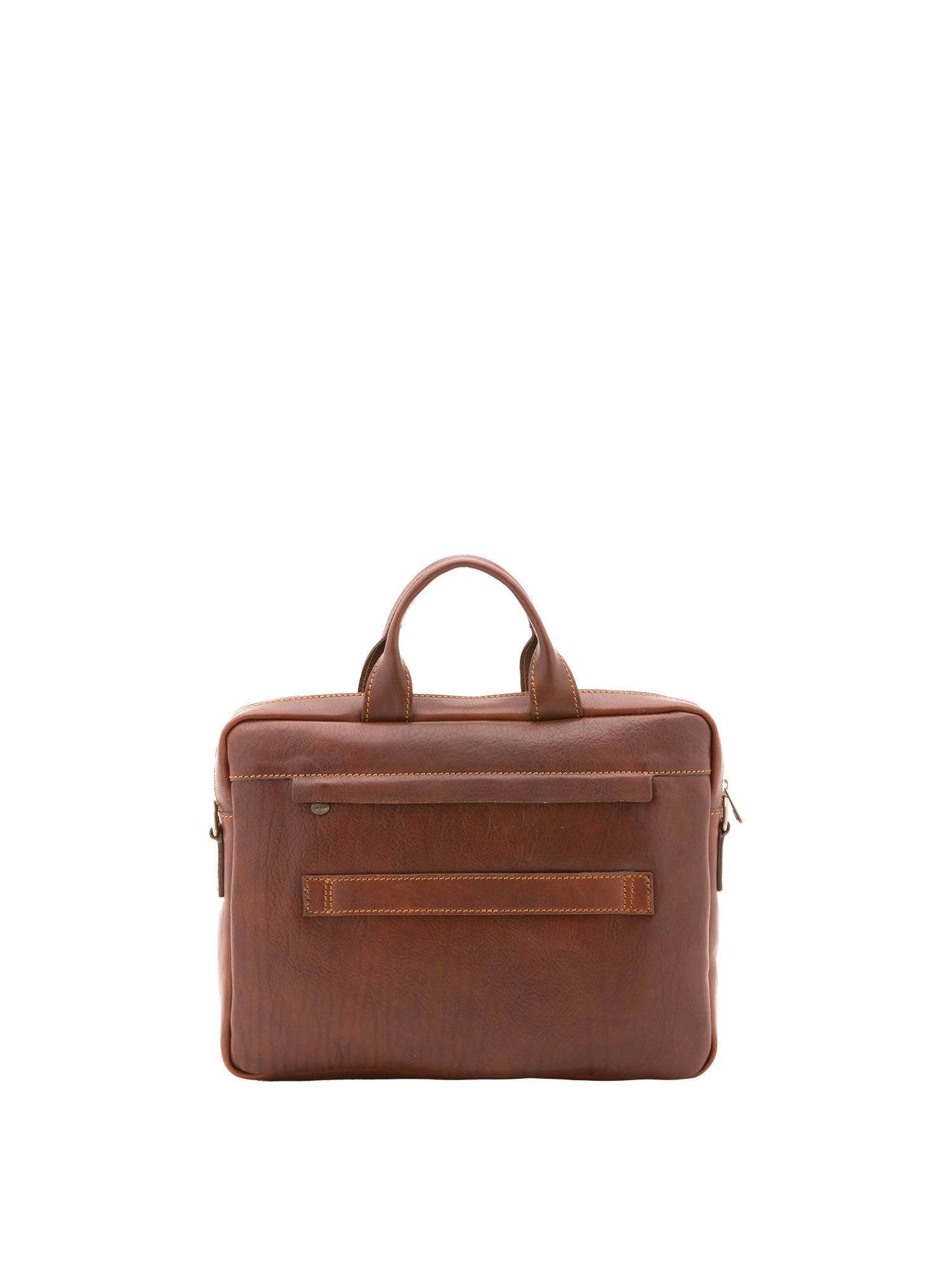 Borsa a mano unisex In Vera pelle Made in Italy 37x27x6 cm-4