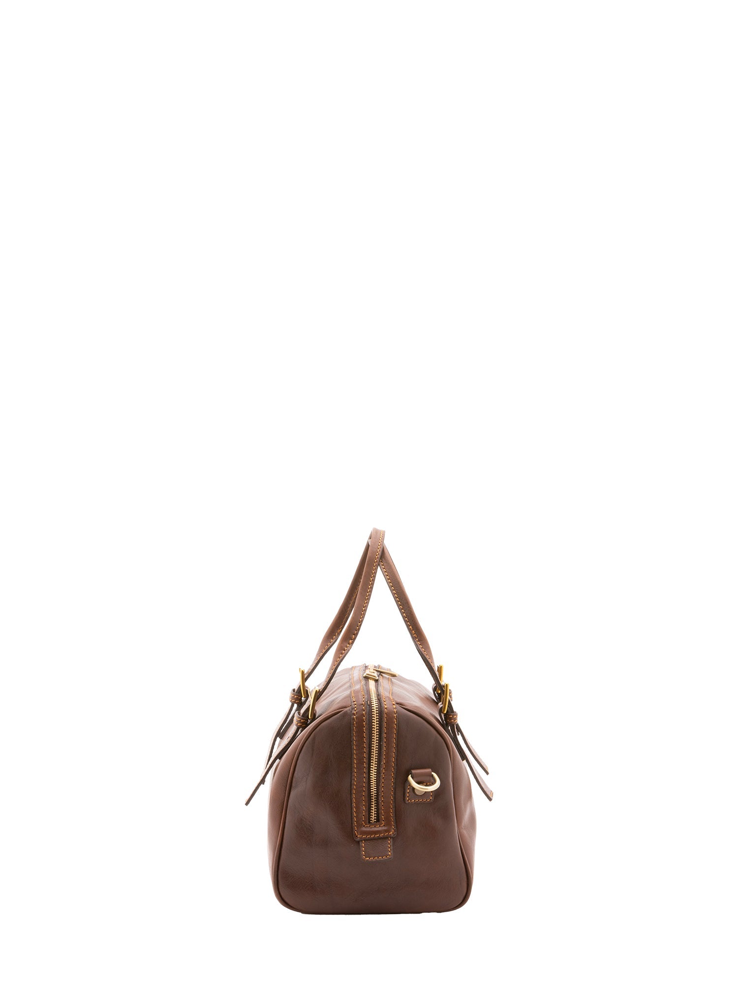 Borsa a bauletto unisex In Vera pelle Made in Italy 29x27x13 cm-3