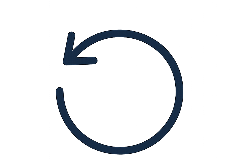 return  icon in Italian 